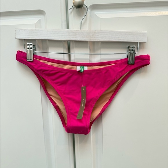 NEW JCrew Women’s Heritage 1989 High-Leg Bikini Bottom BP209 Pink - Picture 3 of 11